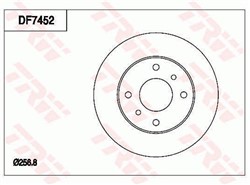 Brake disc DF7452