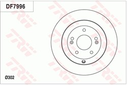 Bremžu disks TRW DF7996 (pārdošanas vienība - 1 gab.)_2