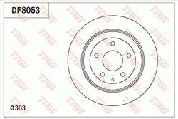 Brake disc DF8053