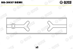 Small End Bushes, connecting rod 55-3937 SEMI_1