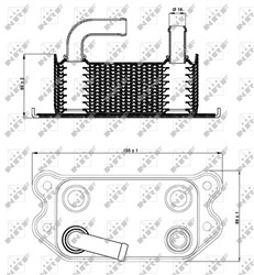 Oil Cooler, engine oil NRF 31296_4