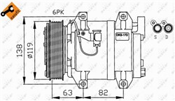 Kompresor klimatyzacji NRF 32211_6