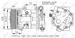 Kompresors, Gaisa kond. sistēma NRF NRF 32682_8