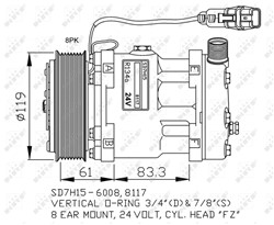 Compressor, air conditioning NRF 32706G_1