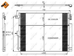 NRF Kliimasüsteemi kondensaator NRF 350038_3