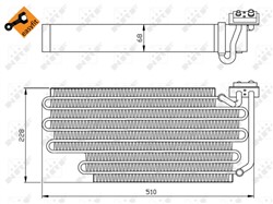 Evaporator, air conditioning NRF 36108_10
