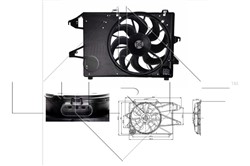 Fan, engine cooling NRF 47004