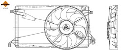 Ventilaator,mootori jahutus NRF 470112_0
