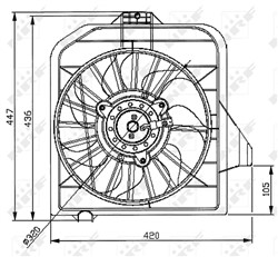 Fan, engine cooling NRF 47032_2
