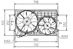 Electric Motor, radiator fan NRF 47394_6