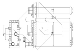 Heat Exchanger, interior heating NRF 54321_6