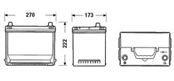 Akumulators TUDOR HIGH-TECH TA755. 12V 75Ah 630A (270x173x222)_1