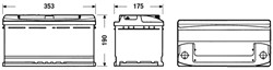 Akumulators TUDOR STANDART TC900 12V 90Ah 720A (353x175x190)_1