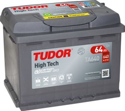Akumulators TUDOR HIGH-TECH TA640 12V 64Ah 640A (242x175x190)_0