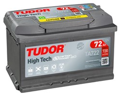 Akumulators TUDOR HIGH-TECH TA722 12V 72Ah 720A (278x175x175)_0