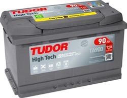 Akumulators TUDOR HIGH-TECH TA900. 12V 90Ah 720A (315x175x190)_0
