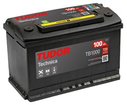 Akumulators TUDOR TECHNICA TB1000 12V 100Ah 720A (315x175x205)_0