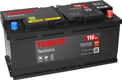 Akumulators TUDOR EXCELL TB1100 12V 110Ah 850A (392x175x190)_0