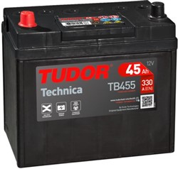 Akumulators TUDOR TECHNICA TB455 12V 45Ah 330A (237x127x227)_0