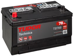 Akumulators TUDOR TECHNICA TB858 12V 85Ah 800A (306x192x192)