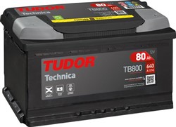 Akumulators TUDOR TECHNICA TB800 12V 80Ah 640A (315x175x190)_0