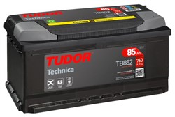 Akumulators TUDOR TECHNICA TB852 12V 85Ah 760A (353x175x175)_0