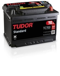 Akumulators TUDOR STANDART TC700. 12V 70Ah 640A (278x175x190)_0