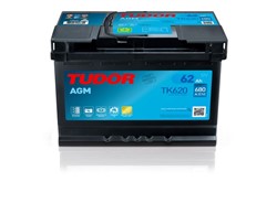 Akumulators TUDOR START&STOP AGM TK620 12V 62Ah 680A (242x175x190)_0