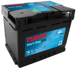Akumulators TUDOR START&STOP EFB TL600 12V 60Ah 640A (242x175x190)_0