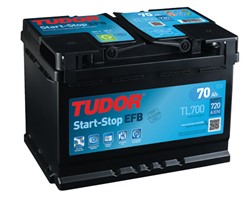 Akumulators TUDOR START&STOP EFB TL700 12V 70Ah 760A (278x175x190)_0