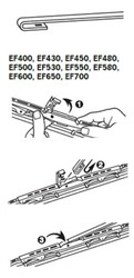 Pióro wycieraczki ExactFit TR EF430 szkieletowe 430mm (1 szt.) przód_2