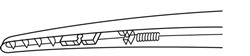 Pióro wycieraczki ExactFit TR EX180 bezszkieletowe 180mm (1 szt.) tył_4