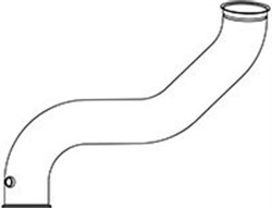 Exhaust pipe DIN68524