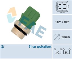 Temperature Switch, coolant warning lamp FAE35590_0