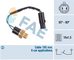 Temperature Switch, radiator fan FAE36610_2