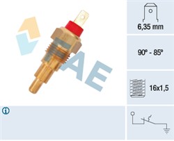 temperatūros jungiklis, radiatoriaus ventiliatorius FAE FAE37620_2