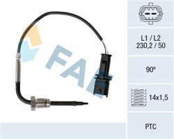 Sensor, exhaust gas temperature FAE68037