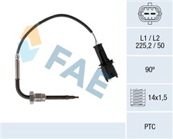 Sensor, exhaust gas temperature FAE68091