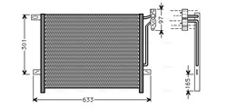 Air conditioning condenser BW5203 AVA