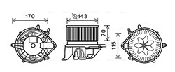 Silnik elektryczny dmuchawy BW8458 AVA