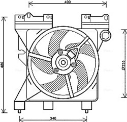 Fan, engine cooling CN7547 AVA