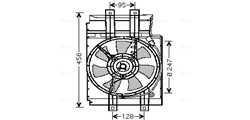Fan, engine cooling DN7519 AVA