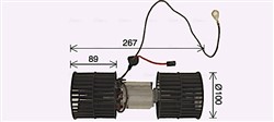 Electric Motor, interior blower FD8652 AVA