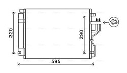 Kliimasüsteemi kondensaator KAA5151D AVA_0
