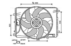 Fan, engine cooling MS7522 AVA
