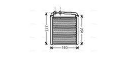 Heat Exchanger, interior heating VNA6256 AVA_0