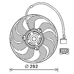 Fan, engine cooling VN7533 AVA