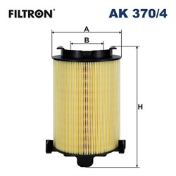 Filtr powietrza AK 370/4_4