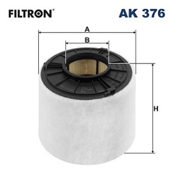 Filtr powietrza AK 376_2
