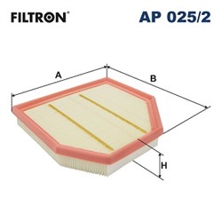 Air filter (Cartridge) fits: BMW 2 (F22, F87), 3 (F30, F80), 4 (F32, F82), 4 (F33, F83), 5 (F10), 6 (F12), 6 (F13), 6 GRAN COUPE (F06) 3.0/4.4 09.11-06.21_2